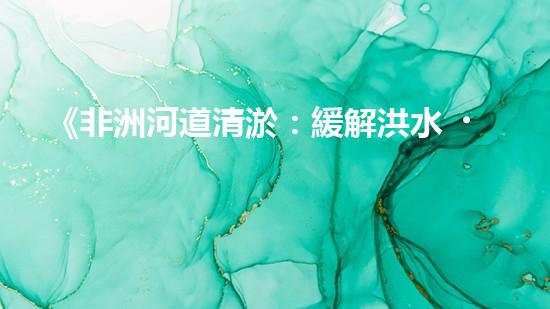 《非洲河道清淤：緩解洪水、提高生態(tài)保護》